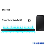 Soundbar Samsung com 2.1 Canais e 200W - HW-T450/ZD