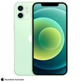 iPhone 12 Verde, com Tela de 6,1', 5G, 128 GB e Câmera Dupla de 12MP Ultra-angular + 12MP Grande-angular - MGJF3BZ/A