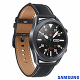 Galaxy Watch3 45mm Samsung Preto com 1,4', Pulseira de Couro, Bluetooth, LTE e 8GB - SM-R845FZKPZTO
