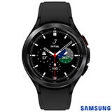 Galaxy Watch4 Classic BT 46mm Samsung Preto com 1,4', Pulseira de FKM, Wi-Fi, Bluetooth e 16GB