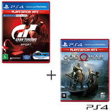 Jogo GT Sport Hits para PS4 + Jogo God Of War Hits para PS4