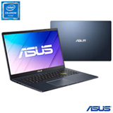Notebook Asus,Intel Celeron N4020 Dual Core, 4GB,128GB eMMC,Tela 15,6',Intel UHD600,Windows 10 Pro,Black- E510MA-BR