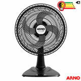 Ventilador de Mesa Arno XForce com 03 Velocidades Preto - VE4X