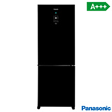 Refrigerador Bottom Freezer Inverter Panasonic de 02 Portas Frost Free com 480 Litros Preto - NR-BB71GVFB