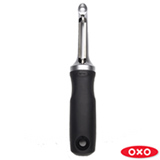 Peeler em Aço Inox com Cabo Emborrachado Preto - Oxo