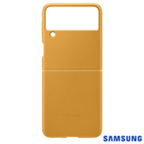 Capa Protetora para Galaxy Z Fold3 em Couro Mostarda - Samsung - EF-VF711LYEGWW