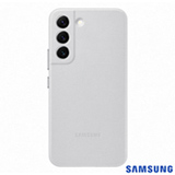 Capa Protetora para Galaxy S22 de Couro Cinza - Samsung - EF-VS901LJEGWW