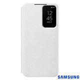 Capa Protetora para Galaxy S22 Smart Clear View de Policarbonato Branca - Samsung - EF-ZS901CWEGWW