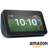 Assistente de Voz Amazon Smart Speaker Show5 2º geração Azul com Alexa, Display de 5' e câmera de monitoramento 2mp