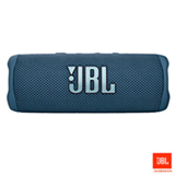 Caixa De Som Bluetooth Jbl Flip6 Azul Até 12H De Bateria, À Prova D'Água Ip67, Proteção De Carregamento Usb 20W Rms