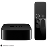 Apple TV 4K de 32GB, Conexão HDMI, Bluetooth e Wi-fi