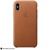 Capa para iPhone X de Couro Castanha - Apple - MQTA2ZM/A