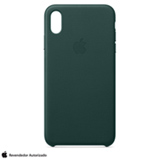 Capa Protetora para iPhone XS Max em Couro Verde Floresta - Apple - MTEV2ZM