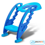 Redutor de Assento com Escada Step Potty Azul - Multikids Baby