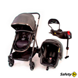 Carrinho de Bebê Travel System Discover Trio Isofix Grey Chrome - Safety 1st