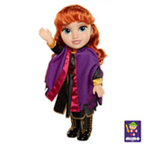 Boneca Anna Frozen com Vestido Luxo - Mimo Toys