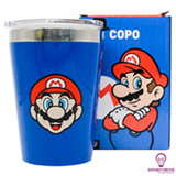 Copo Viagem Snap Mario em Plástico com 300 ml - Zonacriativa