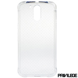 Capa para Moto G4 em TPU Transparente - Privilege - PRIVG4CLR