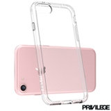 Capa Protetora para iPhone 8 Komodo em Policarbonato Flexível Transparente - Privilege - PRIVIP8WHT