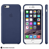 Capa para iPhone 6 de Couro Azul Marinho Apple - MGR32ZM/A