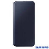 Capa Protetora Flip Wallet para Galaxy A70 em PU e Policarbonato Preto - Samsung - EF-WA705PBEGBR