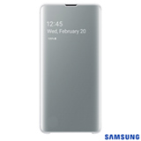 Capa para Galaxy S10 Clear View Branca - Samsung - EF-ZG973CWEGBR