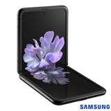 Samsung Galaxy Z Flip Preto, com Tela de 6,7”, 4G, 256GB e Câmera Dupla de 12MP + 13MP - SM-F700FZKDZTO