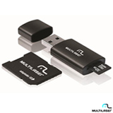 Cartão de Memória 32 GB Multilaser Classe 10 com Kit Adaptador - MC113