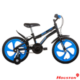 Bicicleta Infantil Houston Nic Aro 16 Preta