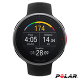 Relógio Polar Vantage V2 com Frequência Cardíaca baseada no Pulso, Bluetooth, GPS - Preto