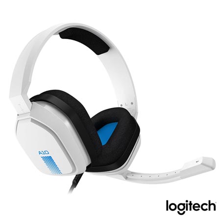 , Branco e Azul, Headset, PlayStation 4, 12 meses, Sim