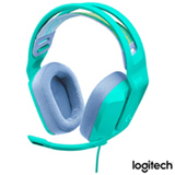Headset Gamer Estéreo Logitech G335 Verde - 981-001023