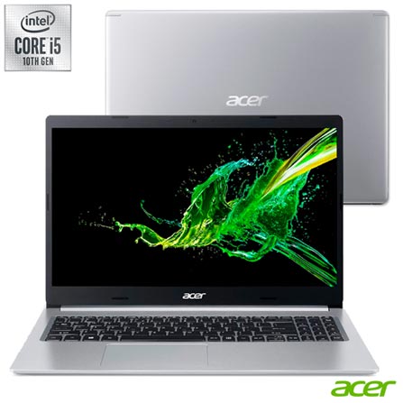 Notebook - Acer A515-54g-52c1 I5-1035g1 1.00ghz 8gb 512gb Ssd Geforce Mx250 Windows 10 Professional Aspire 5 15,6" Polegadas