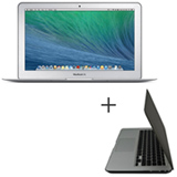 MacBook Air, Intel® Core™ i5, 4 GB, 128 GB, Tela de 11,6” - MJVM2BZ/A + Capa para Macbook Air Cinza Yogo - YG11AIRGREY