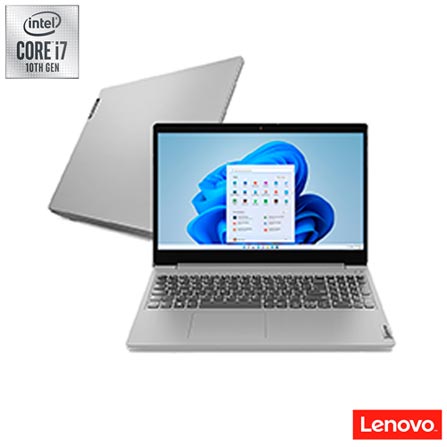 Ultrabook - Lenovo 82bs000hbr I7-10510u 1.80ghz 8gb 256gb Ssd Geforce Mx330 Windows 11 Home Ideapad 3i 15,6" Polegadas