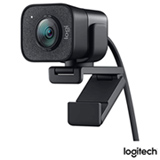 Câmera Webcam Full HD StreamCam Plus Preta - Logitech - 960-001280
