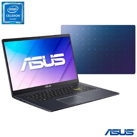 Notebook - Asus E510ma-br352r Celeron N4020 1.10ghz 4gb 128gb Ssd Intel Hd Graphics 600 Windows 10 Professional E510 15,6" Polegadas