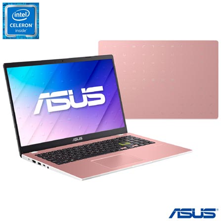Notebook - Asus E510ma-br353r Celeron N4020 1.10ghz 4gb 128gb Ssd Intel Hd Graphics Windows 10 Professional 15,6" Polegadas