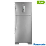 Refrigerador de 02 Portas Panasonic Frost Free com 435 Litros com Degelo Automático Aço Escovado - NR-BT50BD3X