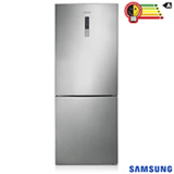 Refrigerador Bottom Freezer Samsung Barosa de 02 Portas Frost Free com 435 L e Painel Eletrônico Inox Look - RL4353RBASL