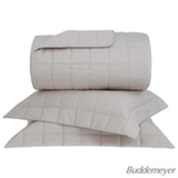 Kit Queen com 03 Peças Damask Stripes Bege - Buddemeyer