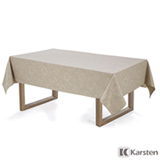 Toalha de Mesa Retangular Sienna 1600x3200 mm Noz Moscada - Karsten