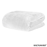 Cobertor Solteiro Blanket Branco - Kacyumara
