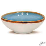 Mini Bowl Corona Artisan em Porcelana 83ml Azul - Yoi