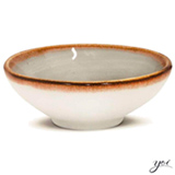 Mini Bowl Corona Artisan em Porcelana 83ml Cinza - Yoi