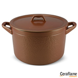 Caçarola Martelada em Cerâmica com 28 cm Cobre - Ceraflame