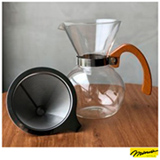 Passador de Café com Capacidade de 650 ml em Vidro Borossilicato e Madeira –  Mimo Style