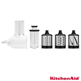 Ralador e Fatiador para Stand Mixer em Aço Inox Branco - KitchenAid