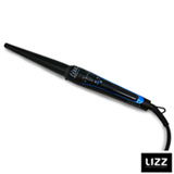 Modelador Lizz Professional Luxury Cônico Ceramica Negra e controle de temperatura Digital Preto e Azul - YL0010