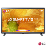 Smart TV LG LCD 32” com Comandos de Voz, WebOS 4.5, Upscaler HD, HDR Ativo e Wi-Fi Preta - 32LM625BPSB